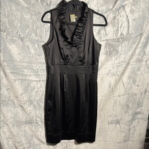 Black Sleeveless Dress Taylor women's size 8 elegant event formal wedding midi